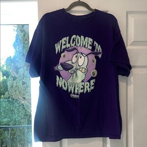 Purple Courage the Cowardly Dog T-Shirt
